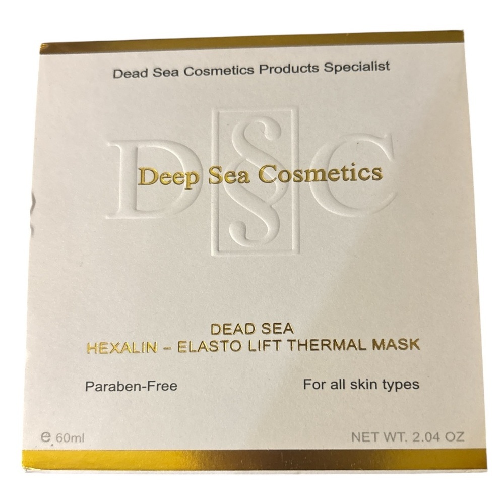 DEEP SEA COSMETICS HEXALIN ELASTO LIFT THERMAL MASK-2.04 fl oz /60 ml-NEW-SEALED